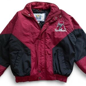 vintage university of alabama crimson tide puffer jacket coat size medium